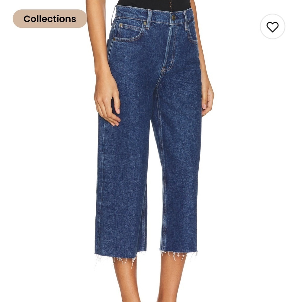 Frame High Rise Easy Capri Jeans - Picture 4 of 6